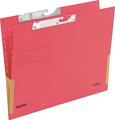 Image de LEITZ Pochette à rabats, A4, avec franges, rouge