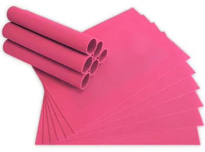Produktbild von Tischsets BORDA 12er Set Pink als Tischuntersetzer