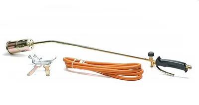 Image de Idealgas chalumeau à gaz pour toiture long 100cm buse fi 60mm + 3m de tuyau