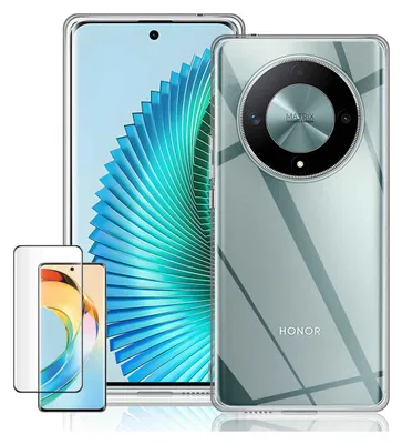A collage of a smartphone and its accessories.