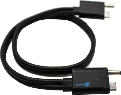 Zdjęcie produktu dla HP THUNDERBOLT 0.7M COMBO CABLE, Męski, Męski, 0,7 m, Czarny