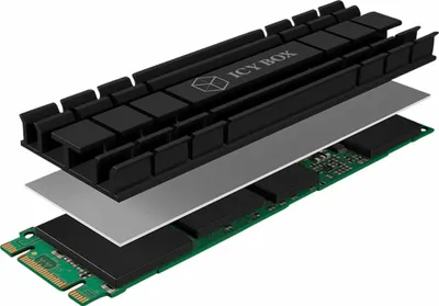Produktbild von ICY BOX IB-M2HS-701 - Solid State Drive Kühlkörper