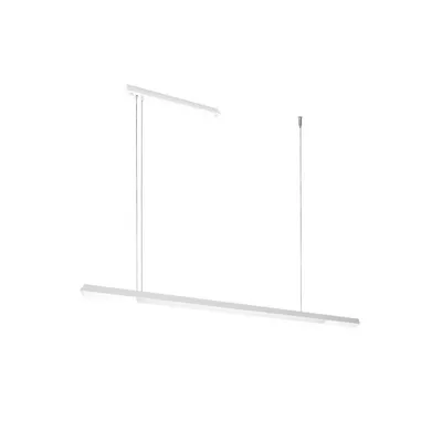 Zdjęcie produktu dla Lampa wisząca nowoczesna liniowa 130 cm biała ciepła barwa HAKODA LED 9W Shilo