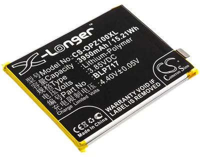 Obrázok produktu pre TECHTEK Batéria kompatibilná s [Oppo] 1979, CPH1979, PCDM10, PCDT10, Reno Z, Reno Z Dual SIM, Reno Z Dual SIM TD-LTE nahrádza BLP717