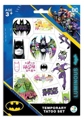 Image de Lot de tatouages temporaires « L'équipe de Batman » - Dodo