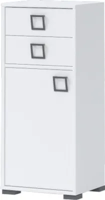 Produktbild von Kommode 22, Farbe: Weiß - Abmessungen: 102 x 44 x 37 cm (H x B x T)
