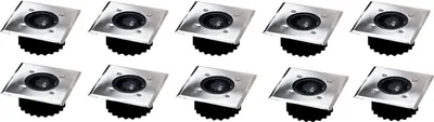 Image de 10x LED encastré de sol solaire spot de sol lampe solaire 10x LED encastré de sol spot de sol lampe solaire