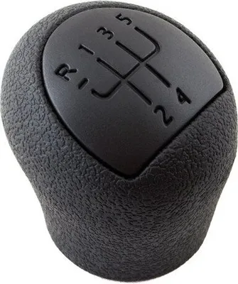 Produktbild von Schaltknauf Schwarz / Schwarz 5-Gang für Dacia Logan Renault Clio Twingo Kangoo