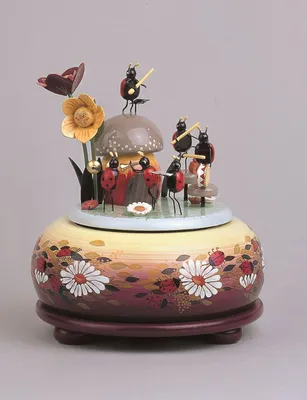 Produktbild von Spieldose Musizierende Käfer (15cm) von KWO