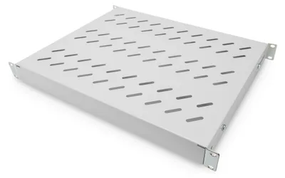 Produktbild von DIGITUS Fachboden mit variablen Befestigungsschienen zum Festeinbau in 483 mm (19")-Schränke