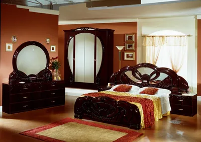 Produktbild von Exclusiv Bett Design Polster Betten Doppel Betten Holz Italienische Möbel Neu