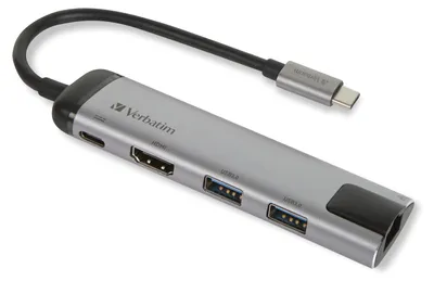 Produktbild von Verbatim USB-C Multiport Hub USB 3.0 HDMI Gigabit Ethernet