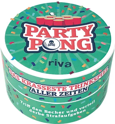 Produktbild von Partyspiel Partypong Erweiterung für Bierpong mit 100 peinlichen und ausgefallenen Pflichtaufgaben