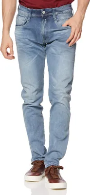 Produktbild von Replay Jeans Blau Anbass Slim Fit Baumwolle