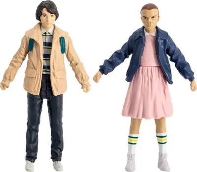 Produktbild von Mcfarlane Toys Stranger Things Figuren & Comic Eleven Und Mike Wheeler 8 Cm Rosa Rosa One Size