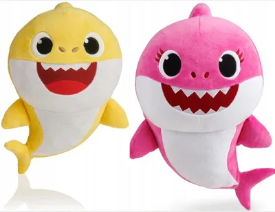 Zdjęcie produktu dla Zestaw Baby Shark Rekin Przytulanka Maskotka Pluszak 30Cm - 2 Sztuki