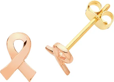 Produktbild von 9 Karat (375) Bicolor Gold Damen - Paar Ohrstecker - 7mm*5mm; TRS26688