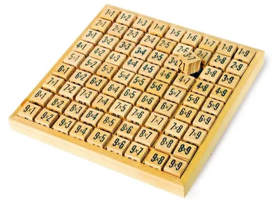 Produktbild von Solidchoice – Holzspielgerät mit 100 Holzwürfeln für lehrreiche Spiele