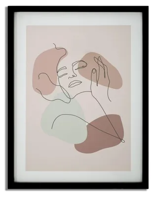 Obrázek produktu pro Tisk v rámečku, č. 1: Žena v zemitých tónech, 35 × 47 cm