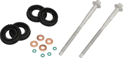 Immagine prodotto di Set di rondelle di tenuta dell'iniezione di carburante O ring in gomma-metallo kit diesel con viti di serraggio per Transit MK7 2.2 TDCI dal 2006 in poi