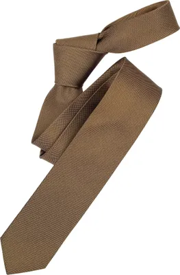 Produktbild von VENTI Herren Business-Krawatte 6cm Seide Struktur Gelb