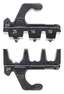 Image de KNIPEX 97 39 09 Jeu de sertissage pour embouts de câble isolés + non isolés