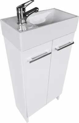Obrázek produktu pro paplinskimoebel umyvadlo se spodní skříňkou 81 cm x 40 cm x 22 cm umyvadlová spodní skříňka - umyvadlo 40 cm - umyvadlo se spodní skříňkou do koupelny - skříňka malá