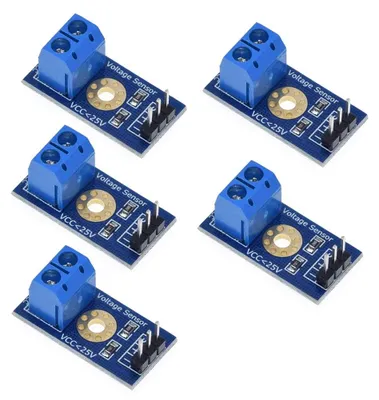 Obrázek produktu pro 5 kusů modulů pro detekci napětí – DC 0 25V, Meetsensor