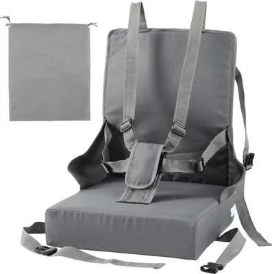 Image de Aopunly Rehausseur de chaise Chaise haute portable Chaise haute de voyage bébé 6 à 36 mois Coussin d'assise enfant