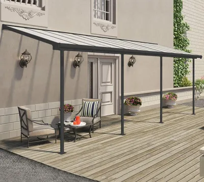 Zdjęcie produktu dla Dach tarasowy PALRAM Sierra 670 x 230 cm szary