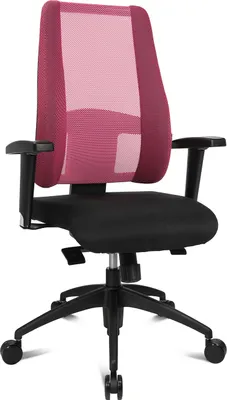 Produktbild von Topstar Drehstuhl Lady Sitness Deluxe pink mit Armlehnen
