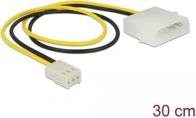 Image de DELOCK Câble d'alimentation Molex 2pin -> 3pin St/Bu 0,30m