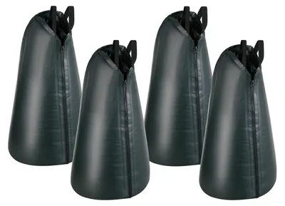 Produktbild von SucceBuy Baumbewässerungssack 75,7L 4er-Pack, PE-Bewässerungsbeutel mit Reißverschluss, Wassersack für Bäume zur 3–4 Stunden kontinuierlichen Bewässerung, Bewässerungssystem für den Sommer