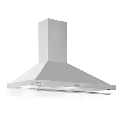 Produktbild von Klarstein Dunstabzugshaube 90cm, Abluft-Dunstabzugshaube mit LEDs, Leistungsstarke Abzugshaube Leise, 591,5 m³/h Luftstrom, Wandhaube mit Aluminium-Fettfilter & 3 Leistungsstufen, Dunstabzug 90 cm