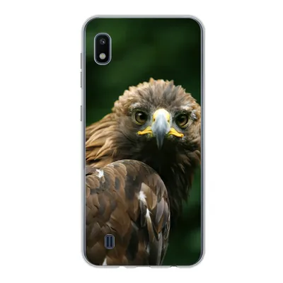 Produktbild von MuchoWow® Handyhülle Schutzhülle Hülle für Samsung Galaxy A10 Adler - Braun - Raubvogel Silikon Softcase Handy Hülle - Schutzhülle