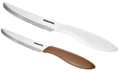 Immagine prodotto di COLTELLO TAVOLA 'PRESTO' Lunghezza totale 23 cm - Lama 12 cm - Marrone 6 pezzi
