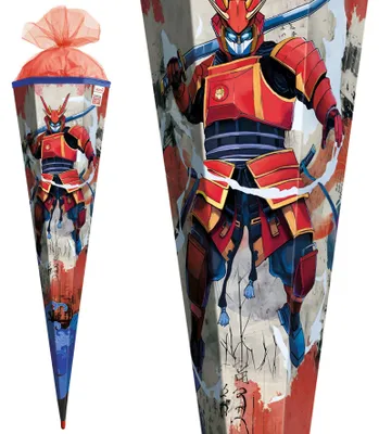 Produktbild von Schultüte / Zuckertüte / 85cm / eckig / "Tech Warrior"