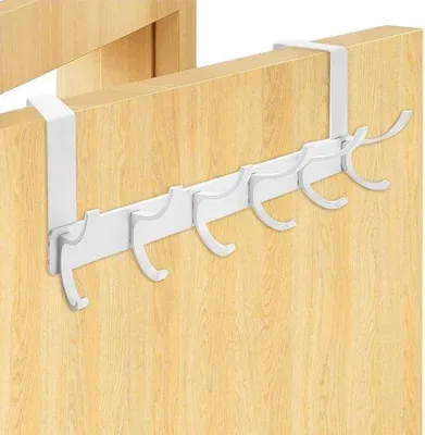 Produktbild von Famanu Kleiderhaken mit 6 Haken - für Türen bis 4,5 cm