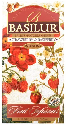 Immagine prodotto di Tisana alla fragola e lampone Basilur - 100 g
