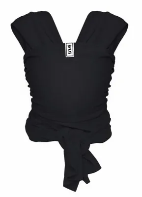 Produktbild von ByKay Stretchy Wrap Deluxe, Babytuch, 18 kg, Schwarz, Baumwolle