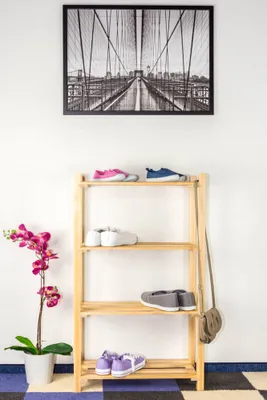 Produktbild von Schuhregal, 28cm x 58cm x 100cm (LxBxH)