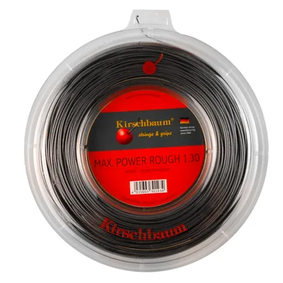 Produktbild von Kirschbaum Tennissaite Max Power Rough 200m anthrazit, 105260218400016