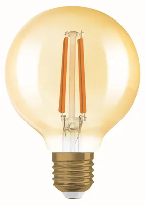 Produktbild von Osram LED Filament Globe G80 Vintage 1906 7,2W = 60W E27 Gold 806lm extra warmweiß 2400K DIMMBAR