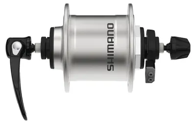 Image de SHIMANO EDHT40001NANS Dynamo de moyeu Alivio Alivio DH-T4000, 100 mm, 36 trous, 1,5 watt, argent (1 pièce)