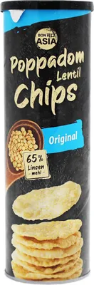 Produktbild von Bonasia Poppadom Linsen Chips Original 70g