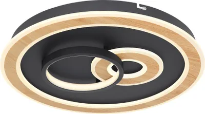 Immagine prodotto di Globo Lighting plafoniera in metallo nero opaco, LED