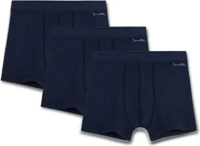 Produktbild von Sanetta Jungen Shorts 3er Pack - Pant, Unterhose, Organic Baumwolle, 104-176, einfarbig