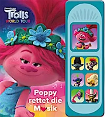 Produktbild von Trolls World Tour-Poppy rettetdie Musik- Interaktives Pappbilderbuch mit 7 zauberhaften Geräuschen für Kinder ab 3 Jahren