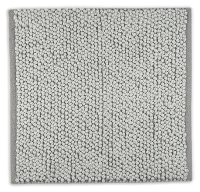 Produktbild von Heckettlane Badematte - 60% Polyester 40% Baumwolle - Bidetmatte Nodo 60x60 cm in Light Grey