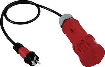 Produktbild von Adapter 1m 230V Unischuko Stecker auf Starkstrom 32A 230V 5P Kupplung 2780